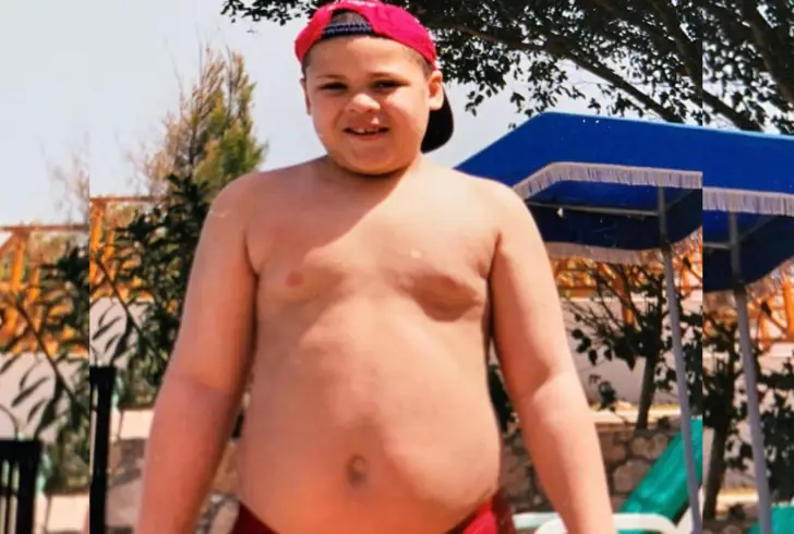 zackgeorge | Instagram | Zack, once battling weight and fast food addiction as a child.
